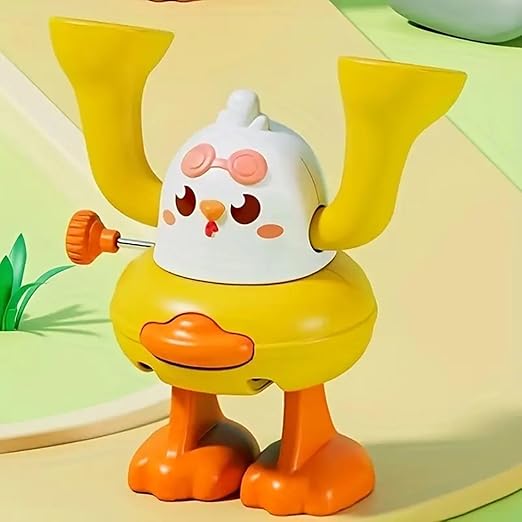 DN TOYS Wind-Up Toy for Toddlers | Early Learning Crawling Educational for Kids | Colorful Activity for Preschool | Color May Vary (Jumping Jack (Pack of 3))