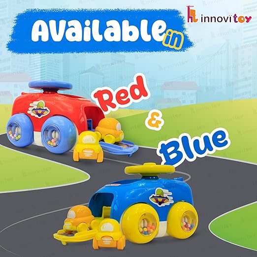 Catapult Car Toy Set for kids 2+