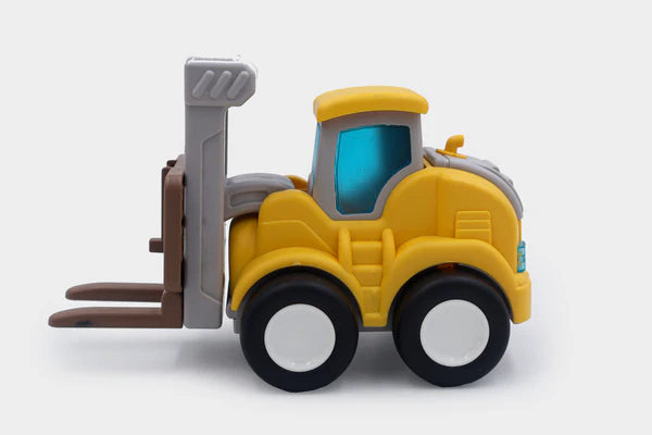 DN TOYS Mini Indian Pressing Excavator Construction Toy Vehicles | Small Press and Go Racing Cars | Baby Car Digger for 1-3 Years | Construction Vehicle for Children Boys and Girls (Pack of 1)